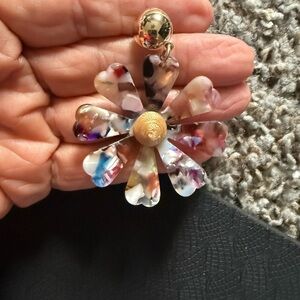 Floral Multicolor Statement Earrings 4